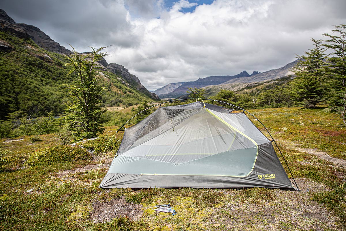 NEMO Dragonfly OSMO 2P tent (without the fly)